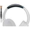 SOPROM Fascia di ricambio in pelle proteica, compatibile con cuffie Sony WH-1000XM2 (WH1000XM2),MDR-1000X (MDR1000X),Facile Installazione Fai-da-te(Nero)