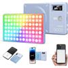 GODOX MA5R - Luce magnetica Full Colour RGB Video Light, 1800 K-10000 K, 14 effetti pre-programmati, per selfie DSLR Camera (blu)