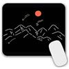 newplenty Tappetino mouse piccolo, 24 x 20 x 0,3 cm Mouse pad, nero, antiscivolo, per PC, laptop, casa, ufficio (212)