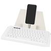 GEEKRIA Custodia compatta per tastiera con supporto per smartphone e tablet, compatibile con Logitech K380 Wireless (Albicocca bianca all'esterno)