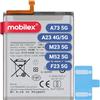 MOBILEX® Batteria per Samsung Galaxy A23 (4G / 5G) / A73 5G / M23 5G / M52 5G / F23 5G (EB-BM526ABY / ABS) | Ricambio Interno | 5000mAh - OEM | Capacità Originale