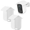 GEFIRE 2 Pezzi Custodia Protettiva in Silicone per EufyCam 2C / 2C Pro, Custodia in Silicone per Videocamera di Sicurezza Domestica Eufy, Anti-UV, Adatto per Interni ed Esterni, Bianco
