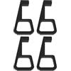 LT Easiyl 4 Pezzi Supporto Orizzontale Per Console Di Gioco Piedini Semplici Staffa Per Prevenire Lo Scivolamento Piedini Di Raffreddamento Piedini Antiscivolo Supporto Compatibile Con Sony PS4 Nero