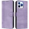 FANFO Custodia per Oukitel C65 / C65 Pro, Antiurto e Antigraffio, Cover Portafoglio in Pelle PU di Alta Qualità con Funzione Stand.- Purple