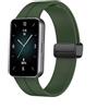 GIOPUEY Cinturini Compatibile con Honor Band 9, Morbido Silicone Cinturino [Resistente all'Usura] [Traspirante] - Army Green