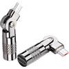 SinLoon Confezione da 2 adattatori da USB C a micro USB tipo C femmina a micro connettore maschio a 5 pin, rotazione di 180 gradi, connettore convertitore supporta dati di ricarica per telefono