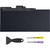 ASUNCELL 11.4V/46Wh CS03XL Batteria del computer portatile per HP EliteBook 745 755 840 850 G3 G4 848 G3, ZBook 15u G3 G4 Mobile Workstation, mt42 mt43 Mobile Thin Client, CS03 CS03XL CSO3 CSO3XL