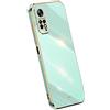 RankOne La Custodia del Telefono è Adatta per Redmi Note 11 / Note 11S (4G) (6.43 Inches), Case per Cellulare in Silicone con Telaio Galvanico - Verde