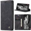 Lanranwa Cover per Samsung Galaxy A54 5G - Nero | Premium PU Pelle Custodia, Magnetica Carta Fessura Portafoglio Case, Flip Cavalletto Custodia