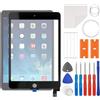 swark Vetro touch screen nero di ricambio per iPad mini 5 2019 7.9 A2133 A2125 A2126 A2124 touchscreen con kit di strumenti di riparazione aggiornato, nessun display LCD