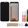 swark Display LCD compatibile con Oukitel WP18 (nero senza cornice) schermo touch screen digitizer assembly vetro + strumenti