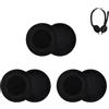 Nevoluxer 3 paia cuscinetti auricolari in schiuma, copri cuffie spugna universale, compatibili con Sennheiser PC 2/PC 3/PC 5/PC 7 USB/PC 8 USB