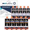 LCL Cartucce d'inchiostro Compatibile PGI-35 PGI35 CLI-36 CLI36 1509B002 1511B002 (5Nero 5Colorato) Sostituzione per Canon PIXMA IP100B IP100 IP100V IP110 IP110+ Battery IP110Series,PIXMA mini260