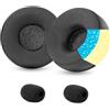 TaiZiChangQin, cuscinetti auricolari di ricambio in gel refrigerante compatibili con Jabra UC Voice 550 MS/Mono, cuscinetti auricolari in morbida schiuma memory foam, neri