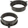 tomzz Audio 2845-007 Anelli per altoparlanti staffe adattatore compatibile con Renault Scenic Captur Megane porta anteriore e porta posteriore per altoparlanti DIN 165mm