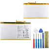 E-yiiviil Batteria di ricambio HB26A5I0EBC compatibile con Huawei MediaPad M2 10.1 M3 lite 10 Flat Cell M2-A01W con strumenti