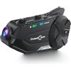 FreedConn R1 Pro, cuffie per casco da moto, con telecamera 2K HD, 6 vie, 1000 m, WiFi, interfono Bluetooth 5.0, grandangolo a 140°, sistema di comunicazione wireless, controllo vocale IP65