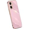 RankOne La Custodia del Telefono è Adatta per OPPO A5X (6.67 Inches), Case per Cellulare in Silicone con Telaio Galvanico - Viola