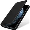 STILGUT Custodia compatibile con iPhone 11 Pro, in vera pelle, colore: Nero