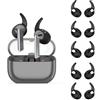 Generisch 5 paia di copriauricolari compatibili con Galaxy Buds 3, in silicone, antiscivolo, per Samsung Galaxy Buds 3 (nero)