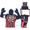 Shop and Solve FOOTBALL USB - Chiavetta USB Drive 3.0 con forma di Ricardo Kakà maglia rossonera da 64 GB unità di memoria flash Penna Disk Pen Drive alta velocità idea regalo milanista
