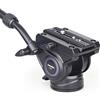 INNOREL Cabezal de fluido para trípode de trabajo pesado INNOREL F80 Cámaras hidráulicas Video Fluid Head con tornillos de 1/4&3/8 Placa deslizante Panorámica Carga máxima 24.5lb/12kg para videocámaras