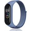 Niboow Nylon Cinturino per Xiaomi Mi Band 6 5 4 3 (Blu)