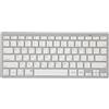 Akozon Mini Tastiera Bluetooth, Wireless 78 Tasti Tastiere per Computer Ultra Sottili Bianche Portatili Ultra Sottili per Android OS X iOS Computer Portatili Esterni con Tasti Coreani e