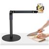 Hoyiyobi Supporto Per Cellulare Con Videocamera, Supporto Da Tavolo Regolabile A 360°, Base Solida, Compatibile Con Smartphone iPhone/Samsung/Huawei/Xiaomi/One Plus