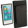 igadgitz U2064 Custodia TPU Gel Case Cover Rigida per Clip integrata e Proteggi Schermo Compatibile con Apple iPod Nano 7 ° Gen - Nero