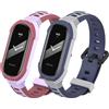 Xisair 2 Cinturini Compatibili con Xiaomi Band 8 Cinturino in Silicone, Sportivi