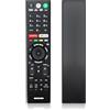 PNGOS Ricambio per telecomando, telecomando vocale con Bluetooth, compatibile con tutti i televisori 4K UHD LED LCD HD, TV Bravia
