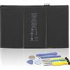 K KYUER A1389 Tablet Batteria Compatible with iPad 3 4 A1403 A1416 A1430 A1458 A1459 A1460 MD510LL/A MD511LL/A MD512LL/A MD513LL/A MD514LL/A MD515LL/A MD517LL/A MD519LL/A MD520LL/A MD523LL/A MD522LL/A