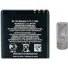 Aousavo BP-5M batteria di ricambio compatibile con Nokia 5700 5610 5611 5710 5611XM 5700XM 5710XM 6110 6110N 6200C 6220C 6220 6500S 7379 7390 8600