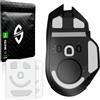 SensoryBoost FPS 2.0 Glides (set da 2) per Razer Basilisk V3 Pro, ultra delicato, più controllo, auto-lucidatura, di alta qualità, durevoli, piedini per mouse di ricambio, pattini, accessori di