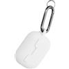 kwmobile Custodia Compatibile con Apple Airpods Pro 2 / Pro 1 -Custodia Cuffie Bluetooth - Protezione Auricolari Resistente in Silicone - bianco