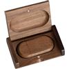 TATMOHIK Chiavetta USB in legno da 64 GB, USB 3.0, in legno, con scatola in legno di noce, per conservare foto TATMOHIK, supporto dati in legno, per compleanno, matrimonio o altre feste