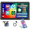 Hikity 2+64G Stereo Auto per Renault Master 2019-2022 senza fili Carplay Android Auto Mirror Link, 10.1 Pollici Android Stereo Radio Bluetooth con GPS WIFI FM/RDS EQ SWC MIC Telecamera Posteriore