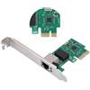 Annadue Scheda di Rete LAN per Realtek RTL8111E, Adattatore PCI Express x1 x4 x8 x16 Full Duplex Scheda Gigabit Ethernet Multipla 10/100 / 1000 mbps, Verde