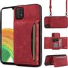 ELISORLI Custodia per telefono per Samsung Galaxy A33 5G Cover a portafoglio con tracolla a tracolla e porta carte di credito in pelle tasca sottile flip borsa stand accessori cellulari A 33 33A Donne