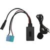 Akozon Adattatore AUX IN, Ricevitore Audio Wireless Bluetooth 6+8 Pin con Microfono Vivavoce di Ricambio per Fiat Bravo per Radio VISTEON Dal 2007