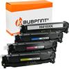 Bubprint 4 Toner compatibili con HP CE410X CE411A CE412A CE413A 305X 305A