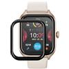 kwmobile Pellicola Protettiva Smartwatch Compatibile con Huami Amazfit GTS 4 Protezione - Protettore Schermo - Anti Impronte Antiurto - Set 2 Pezzi