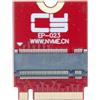 xiwai NVME M-Key 22 x 30 mm a 22 x 80 mm NGFF estensione SSD scheda adattatore per aggiornamento compatibile con ROG Flow X13 Gamings Laptop