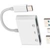 zoyuzan Adattatore da USB C a USB 3.0 3 in 1 OTG cavo per Apple iPhone 15 iPad compatibile con Samsung MacBook Type-C maschio USB a femmina splitter Cable Thunderbolt alimentatore di ricarica cavo adattatore