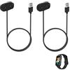 Qneneam 2 x caricabatterie USB A per Amazfit GTR 2, GTR 2e, GTS 2, GTS 2e, GTS 2 Mini, GTS 4 Mini, Bip 3, Bip 3 Pro, Bip U/U Pro, T-Rex Pro, cavo di ricarica, 100 cm, orologio intelligente accessori