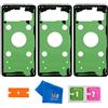 MMOBIEL 3x Adesivo adesivo impermeabile per il coperchio della batteria Compatibile con Samsung Galaxy S10 G973F 2019-6.1 inch Incl. kit di strumenti