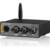 Nobsound [Ultima versione] Nobsound Q4 Mini Bluetooth 5.0 Ricevitore stereo USB DAC Convertitore digitale-analogico Lettore musicale