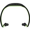 Topiky Auricolare Bluetooth, Sport Wireless Bluetooth 4.1 Cuffie stereo con archetto da collo Cuffie con microfono, slot per schede TF e chiamate a mani libere(Verde)