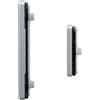 Generic Set di sostituzione pulsante laterale per Samsung Galaxy S20 & S20+ Pulsante di accensione e pulsanti del volume SM-G980/1 SM G986 (argento)